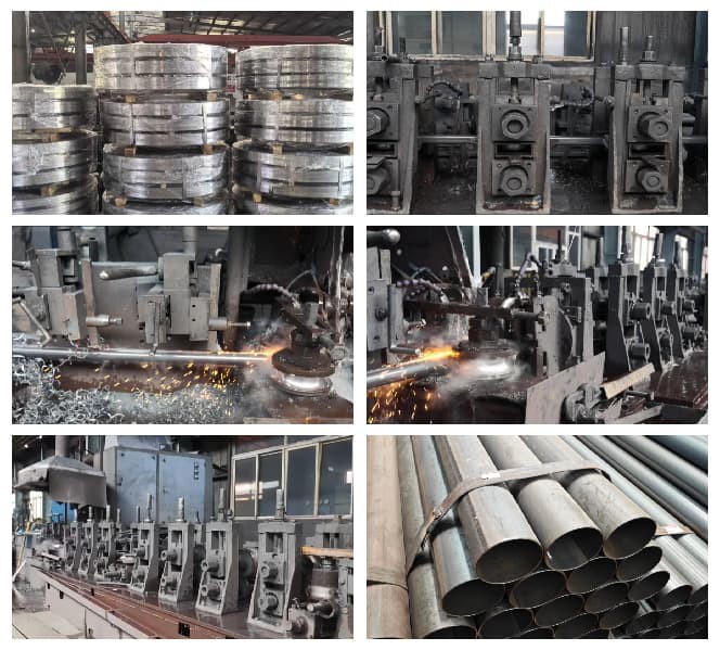 black carbon steel pipe production line black carbon steel pipe production line